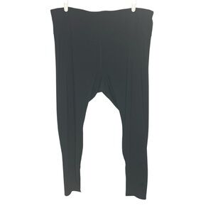 Nike One High Waisted Full Length Split Hem Leggings Womens 3X Plus Black